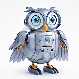 Enchanting Robotic Owl Bird: Captivating Design for Every Setting.