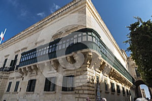 Enclosed Balcony in Valletta Malta