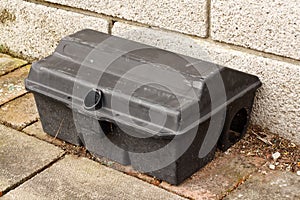 Enclosed Rat trap safety poison photo