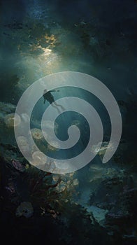 Encounter Beneath the Shimmering Surface