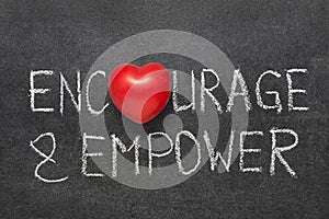 Encourage and empower photo
