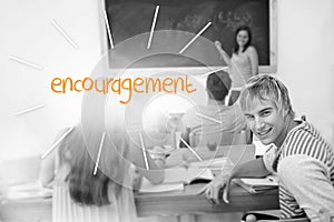 Encouragement against students in a classroom