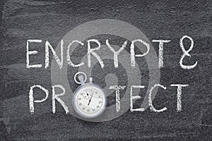 Encrypt and protect watch