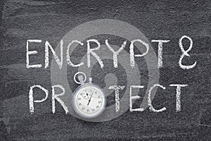 Encrypt and protect watch photo