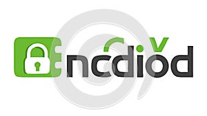 Encrypted Data Security - Digital Protection Cybersecurity, vector design Generative AI