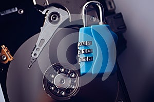 Encrypted hard disk