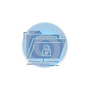 encryption, files, folder, network, secure Glyph Icon