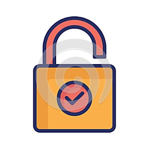 Encryption Isolated Vector icon which can easily modify or edit