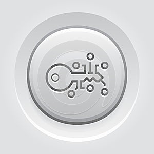 Encryption Key Icon.