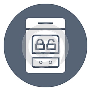 Encryption Vector Icon  that can be easily modified  or edit