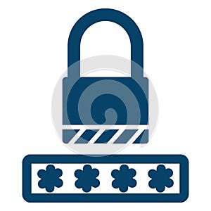 Encryption Vector Icon that can be easily modified  or edit