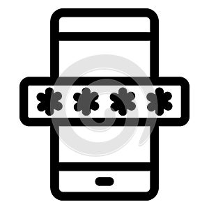 Encryption Vector Icon that can be easily modified  or edit