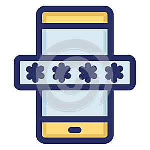 Encryption Vector Icon that can be easily modified  or edit