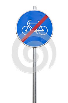 End of bike path