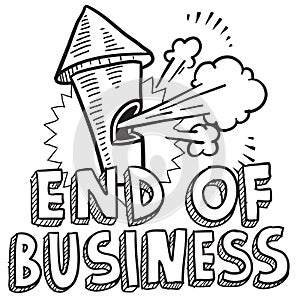 End of business whistle sketch