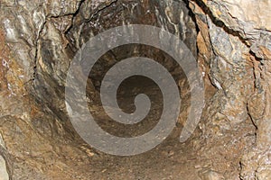 End of cave - Jankovac, Papuk, Croatia photo