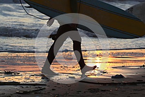 End of day - Surfing