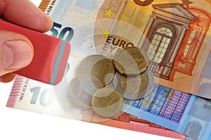 End of euro concept