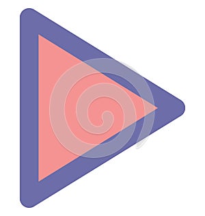 End Isolated Vector Icon which can easily modified or edit