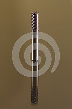 End mill six flutes carbide coated