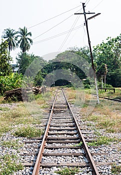 End of old railway line