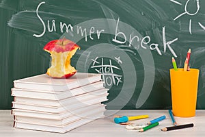 End of school. Summer break time