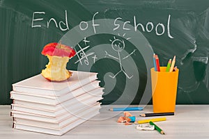 End of school. Summer break time