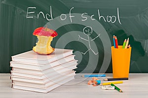 End of school. Summer break time