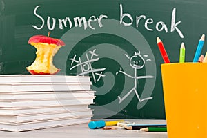End of school. Summer break time