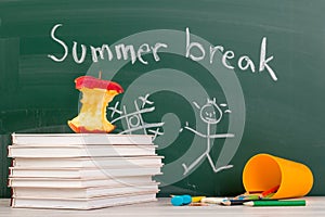 End of school. Summer break time