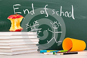 End of school. Summer break time