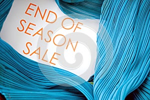 End of season sale