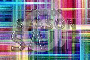 End of Season Sale banner, season sale