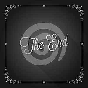 The end sign movie ending frame