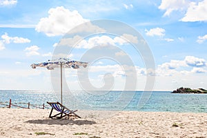 End of summer on the beach