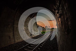 End of the train tunnel
