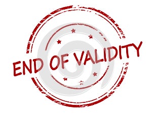 End of validity