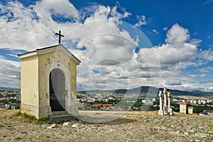 End of The way of the Cross at Nitra calvary