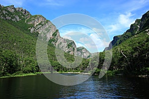 End of Western Brook Pond