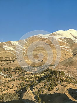 End Winter Alborz Mountains, Iran