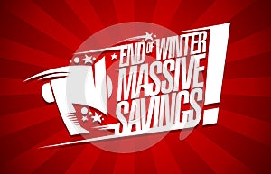 End of winter massive savings