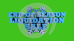 End of winter season liquidation sale - alpha channel support