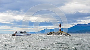 End of the world Lighthouse, Beagle Channel, Argentina