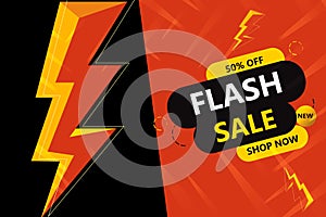 End of year flash sale banner