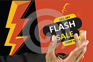 End of year flash sale banner