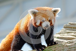 Endangered red panda
