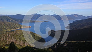 Endeavour Inlet, bay in the Marlborough Sounds, New Zealand.