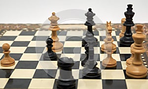 Endgame of a famous chess match