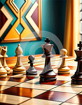 Endgame Tension on Chess Board