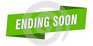 ending soon banner template. ending soon ribbon label.